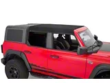 Bestop Skyrider Retractable Top; Black Twill (21-25 Bronco 4-Door w/ Hard Top, Excluding Raptor)