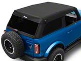 Bestop Trektop Slantback Soft Top; Black Twill (21-24 Bronco 2-Door)