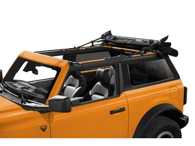Bestop Trektop Slantback Soft Top; Black Twill (21-25 Bronco 2-Door)