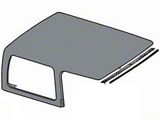 Bestop Bikini Top Windshield Channel; Drill-In (76-95 Jeep CJ5, CJ7 & Wrangler YJ)