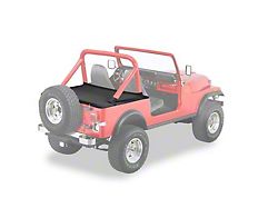 Bestop Duster Deck Cover; Black Denim (80-91 Jeep CJ7 & Wrangler YJ)