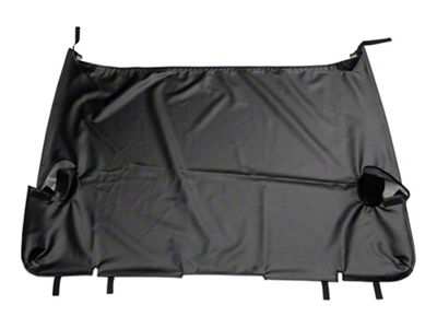 Bestop Duster Deck Cover; Black Crush (80-91 Jeep CJ7 & Wrangler YJ w/ Hard Top)