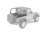 Bestop Duster Deck Cover; Black (07-18 Jeep Wrangler JK 2-Door)