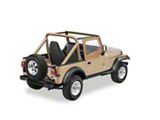 Bestop Fabric Replacement Door Skins; Spice (88-95 Jeep Wrangler YJ)