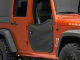 Bestop Front Half Doors; Black Diamond (07-18 Jeep Wrangler JK)