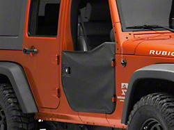 Bestop Front Half Doors; Black Diamond (07-18 Jeep Wrangler JK)