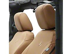 Bestop Front Seat Covers; Tan (07-18 Jeep Wrangler JK)