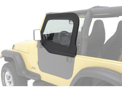 Bestop HighRock 4x4 Element Upper Doors; Black Diamond (97-06 Jeep Wrangler TJ)