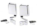 Bestop HighRock 4x4 Replacement Mirrors; Chrome (87-06 Jeep Wrangler YJ & TJ)