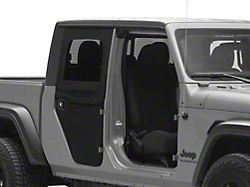 Bestop 2-Piece Full Fabric Rear Doors; Black Twill (20-24 Jeep Gladiator JT)
