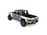 Bestop Header Extended Safari Cable Style Bikini Top; Black Diamond (20-25 Jeep Gladiator JT)