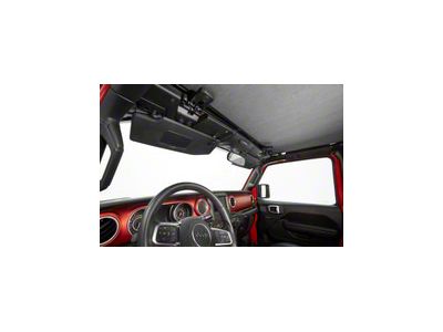 Bestop Header Extended Safari Style Bikini Top; Black Diamond (24-25 Jeep Gladiator JT)