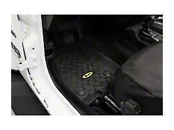 Bestop Front Floor Mats; Black (20-26 Jeep Gladiator JT)