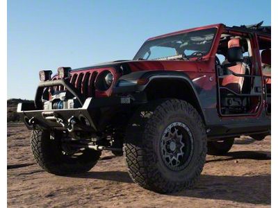 Bestop HighRock 4x4 Element Front Doors; Matte Black (20-25 Jeep Gladiator JT)