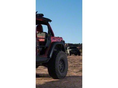 Bestop HighRock 4x4 Element Rear Doors; Matte Black (20-25 Jeep Gladiator JT)