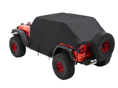 Bestop All Weather Trail Cover; Black (07-25 Jeep Wrangler JK & JL 4-Door)