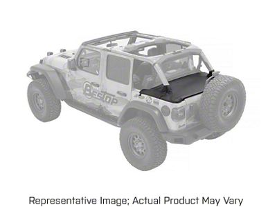 Bestop Duster Deck Cover; Black Diamond (18-25 Jeep Wrangler JL 2-Door)