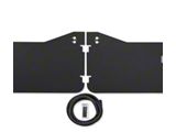 Bestop Front Door Element Panels; Black (18-26 Jeep Wrangler JL)