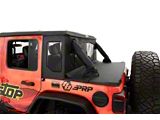 Bestop Half Top Soft Top; Black Diamond (07-18 Jeep Wrangler JK 4-Door)