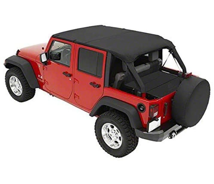 Bestop Jeep Wrangler Header Safari Cable Style Bikini Top