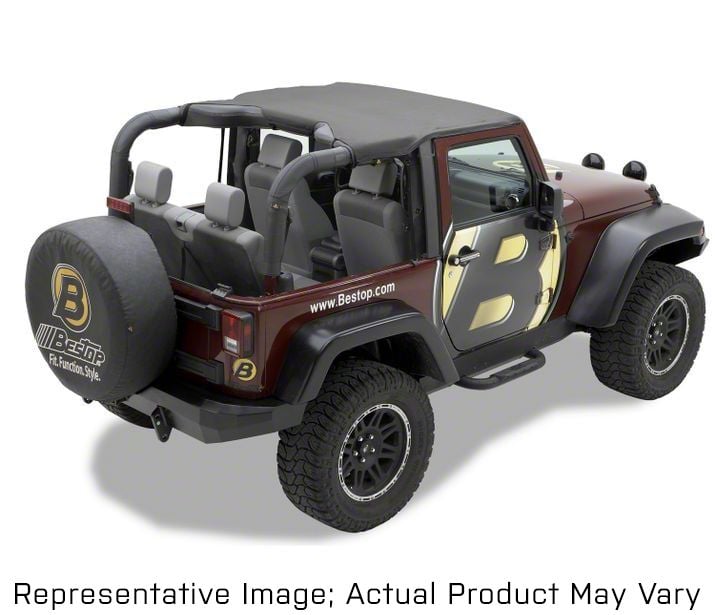 Bestop Jeep Wrangler Header Standard Targa Style Bikini Top