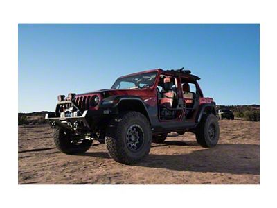 Bestop HighRock 4x4 Element Front Doors; Matte Black (18-25 Jeep Wrangler JL)