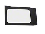Bestop Replacement Quarter Clear Window; Black Twill; Driver Side (18-26 Jeep Wrangler JL 4-Door w/ Soft Top)