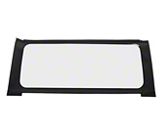 Bestop Replacement Rear Clear Window; Black Twill (18-25 Jeep Wrangler JL w/ Soft Top)