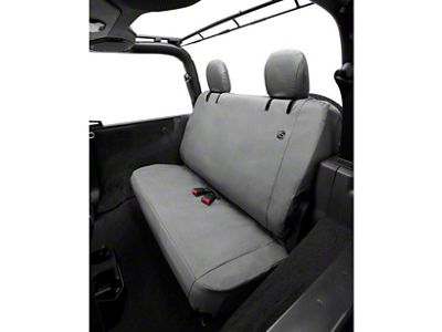 Bestop Rear Seat Cover; Charcoal (18-25 Jeep Wrangler JL 2-Door)