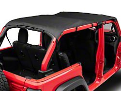 Bestop Safari-Style Header Bikini Top; Black Diamond (18-25 Jeep Wrangler JL 4-Door)