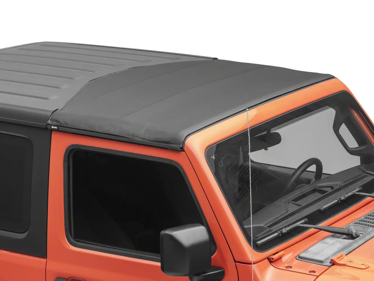 Bestop Jeep Wrangler Sunrider for Factory Hard Tops; Black