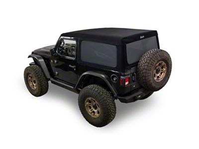 Bestop Supertop Glide Soft Top; Black Diamond (18-25 Jeep Wrangler JL 2-Door)
