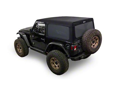 Bestop Supertop Glide Soft Top; Black Twill (18-26 Jeep Wrangler JL 2-Door)