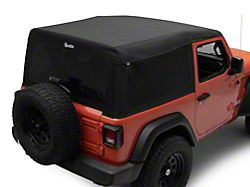 Bestop Supertop Glide Soft Top; Black Twill (18-26 Jeep Wrangler JL 2-Door)