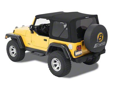 Bestop Supertop NX Soft Top; Black Twill (04-06 Jeep Wrangler TJ Unlimited)