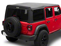 Bestop Supertop Squareback Soft Top; Black Diamond (18-25 Jeep Wrangler JL 4-Door)