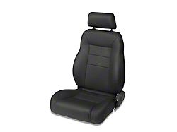 Bestop Trailmax II Pro All Vinyl Front Seat; Black Denim; Passenger Side (76-06 Jeep CJ7, Wrangler YJ & TJ)