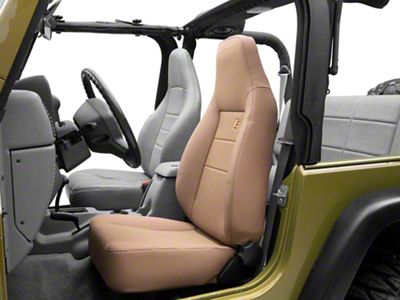 Bestop Trailmax II Sport Center Fabric Front Seat; Spice (76-06 Jeep CJ7, Wrangler YJ & TJ)