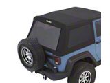 Bestop Trektop Window Replacement Set; Black Twill (07-18 Jeep Wrangler JK 2-Door)
