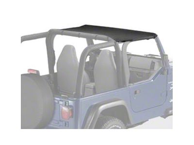 Bestop Targa-Style Bikini Top; Black Denim (97-02 Jeep Wrangler TJ)