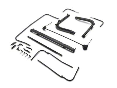 Bestop Factory Style Replacement Bow and Frame Kit (97-06 Jeep Wrangler TJ)