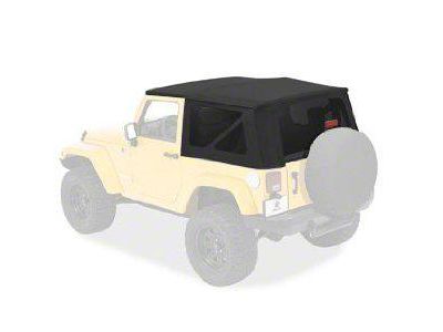 Bestop Sailcloth Replace-A-Top with Tinted Windows; Black Diamond (07-09 Jeep Wrangler JK 2-Door)