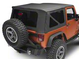 Bestop Sailcloth Replace-A-Top with Tinted Windows; Black Diamond (10-18 Jeep Wrangler JK 2-Door)