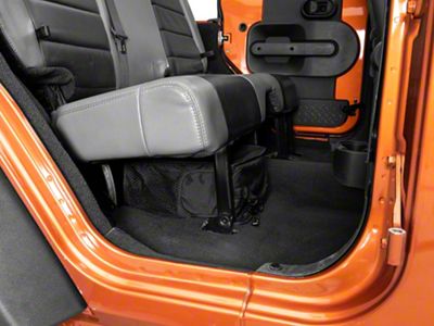 Bestop RoughRider Underseat Storage Organizer; Black Diamond (07-25 Jeep Wrangler JK & JL)