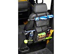 Bestop RoughRider Seat Back Organizer; Black Diamond (07-24 Jeep Wrangler JK & JL)