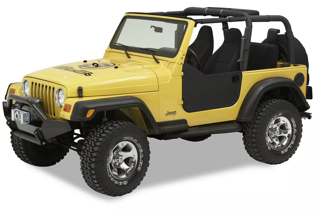 ブラック/グリーン フルジップ タッパー Rugged Ridge Rugged Ridge Voyager Fastback Black Soft Top