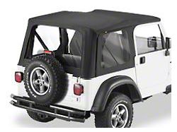 Bestop Replace-A-Top with Clear Windows; Black Diamond (03-06 Jeep Wrangler TJ w/ Full Steel Door)