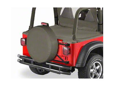 Bestop Spare Tire Cover; Spice (66-18 Jeep CJ5, CJ7, Wrangler YJ, TJ & JK)