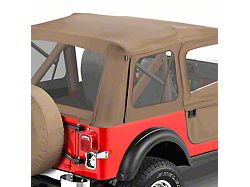 Bestop Supertop Classic Replacement Skins with Clear Windows; Spice (76-95 Jeep CJ7 & Wrangler YJ)