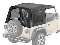 Bestop Supertop Classic Replacement Skins with Tinted Windows; Black Denim (97-02 Jeep Wrangler TJ w/ Factory Soft Top)